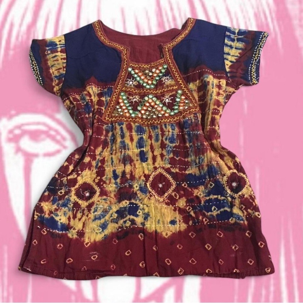 Shisha Intricate Boho Handmade Blouse
